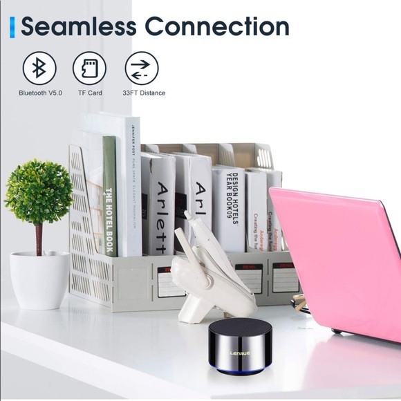 Portable Bluetooth-Mini Wireless Speakers with LED,Built-in-Mic,Handsfree,HD - Picture 5 of 6